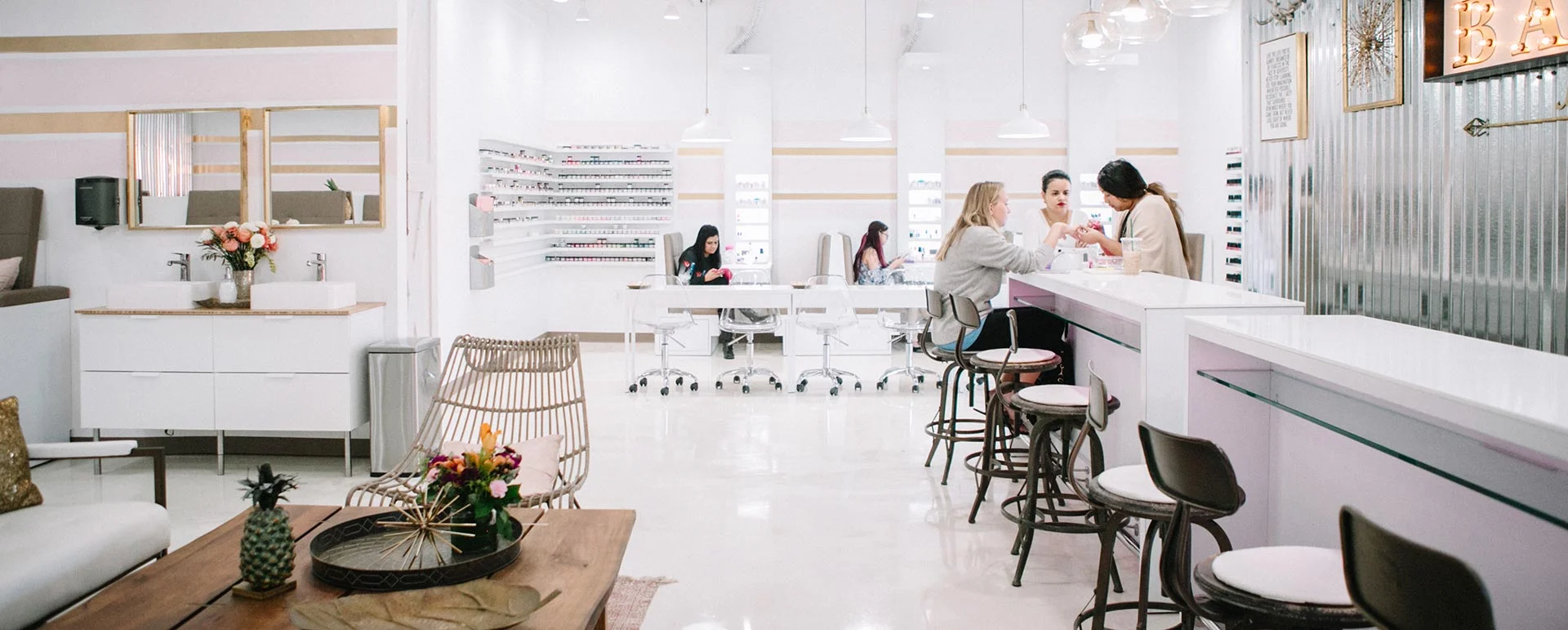 Nail salon interior inspiration
